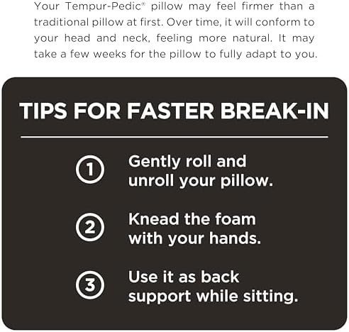Tempur-Pedic TEMPUR-Cloud Pillow for Sleeping, Standard, White - Image 15
