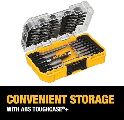 DEWALT Screwdriver Bit Set with Tough Case, 45-Piece (DW2166), Grey/Silver - Image 6