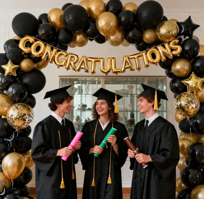 PATIMATE Black Balloons 150 Pack 5 Inch Matte Black Latex Balloons - Image 2