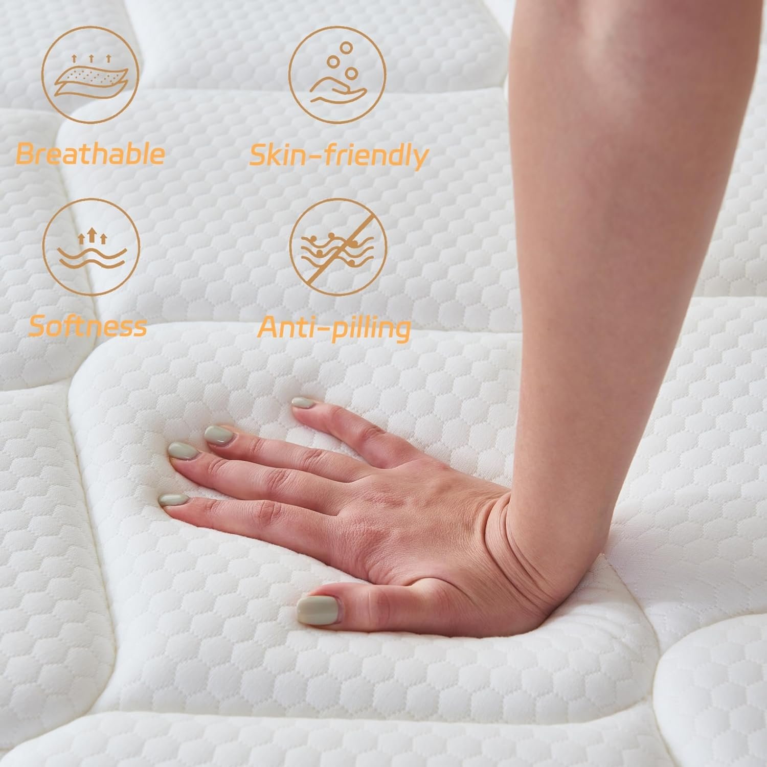Review Full Mattress, 12 Inch Full Size Mattress in a Box - Image 3