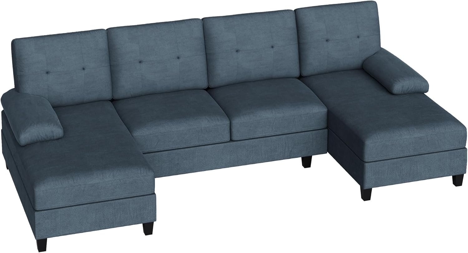 Shintenchi Sectional Couches for Living Room, 4 Seat Sofa Set - Image 6