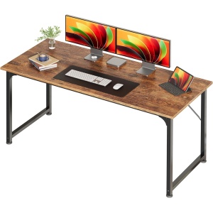 Huuger Modern Simple Office Desk - 55 Inch, Gaming & Work Desk