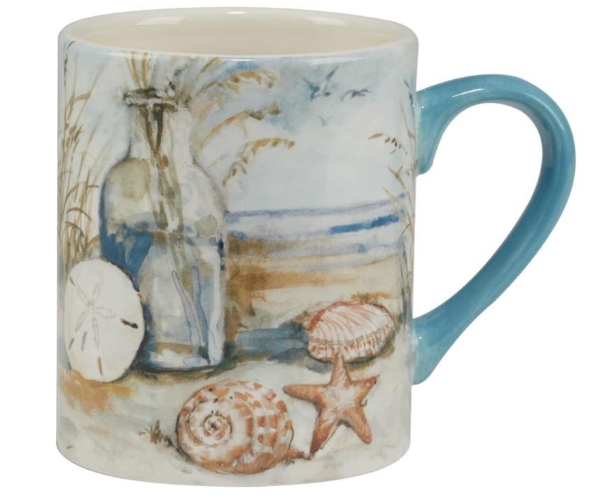 CERTIFIED INTERNATIONAL Coastal Landscape 16 oz. Ceramic Mugs - Image 3