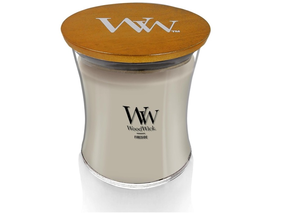 WOODWICK Large Hourglass Fireside Candle Premium Soy Blend Wax Crackles as it burns Perfect for Gifting - Image 2