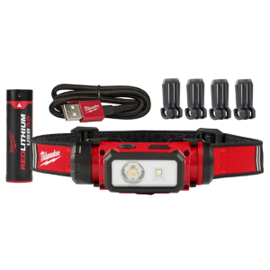 MILWAUKEE REDLITHIUM™ USB RECHARGEABLE HARD HAT HEADLAMP KIT L4HL2301
