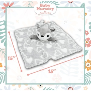 JUNE GARDEN Cozy Dream Fleece Baby Security Blanket