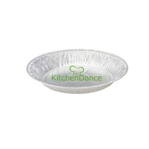 KITCHEN DANCE Disposable Aluminum Pie Pan - 11" Large Heavy Duty Aluminum Foil Disposable