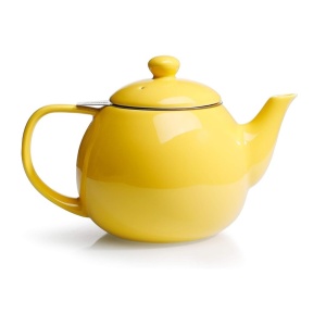 SWEESE Teapot, Porcelain Tea Pot with Stainless Steel Infuser
