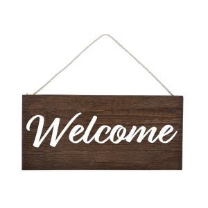 PULSE BRANDS Welcome Sign for Front Door - Welcome Signs for Front Porch