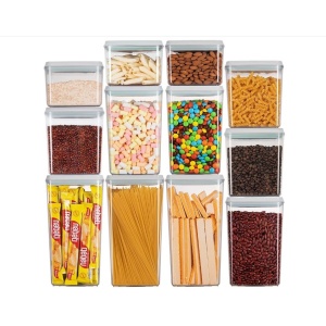 ANKOU Pop Airtight Food Storage Containers with Lids for Kitchen Pantry Organizing