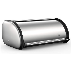 ENLOY Bread Box for Kitchen Counter, Stainless Steel Roll Top Bread Bin, Sliver Bread Storage Holder