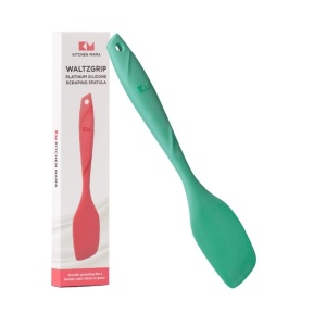 KITCHEN MAMA WaltzGrip Platinum Silicone Scraping Spatula