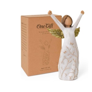 CUAYAES Courage Angel Figurines Healing Gifts for Women Congratulations New Beginnings