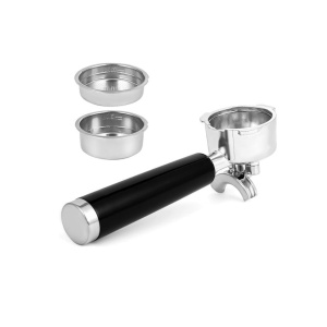 CASABREWS 51mm Stainless Steel Portafilter Set, 3 Ears Espresso Filter Holder