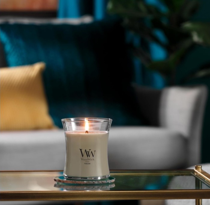 WOODWICK Large Hourglass Fireside Candle Premium Soy Blend Wax Crackles as it burns Perfect for Gifting - Image 6