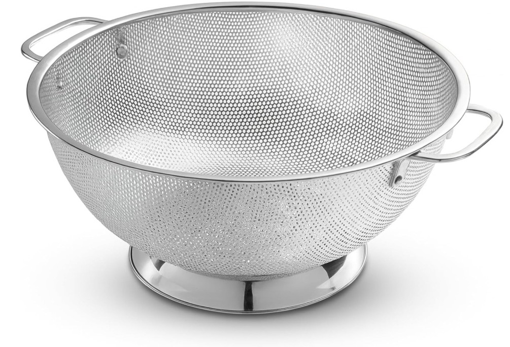 BELLEMAIN Colander for Kitchen – 5 Qt Stainless Steel Strainer with Handle