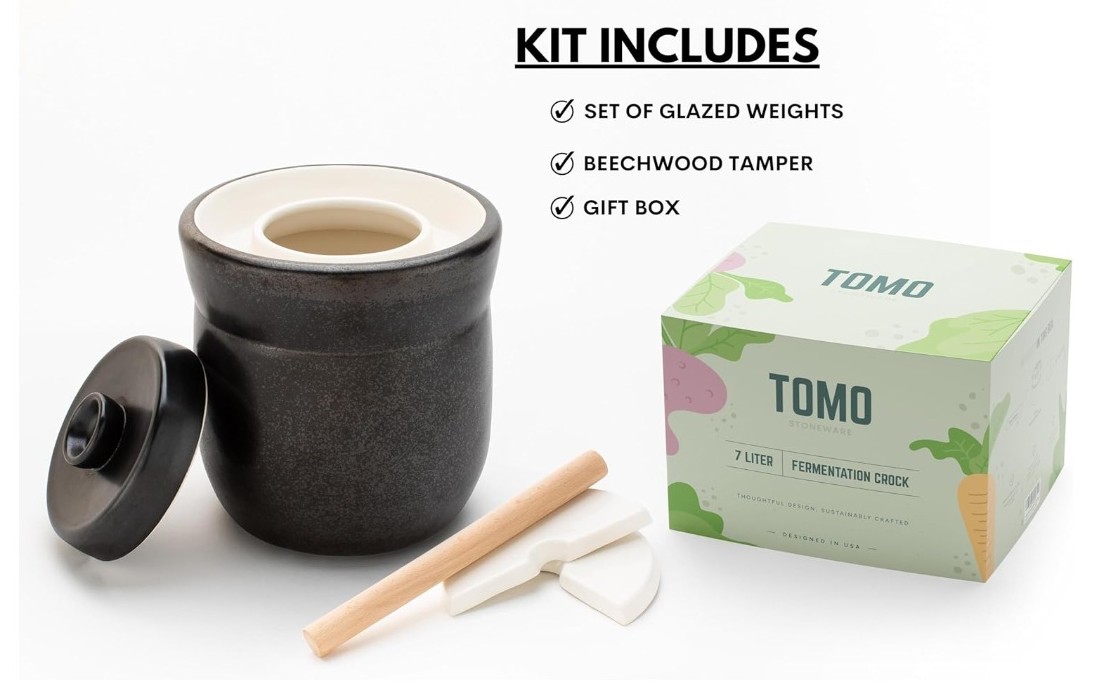 TOMO Fermentation Crock with Weights - Image 2